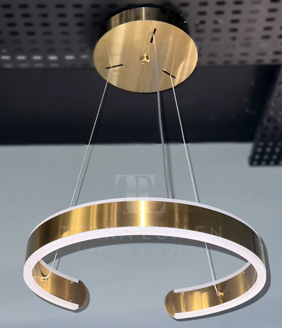 Vesta Large Single Ring Hanging Light