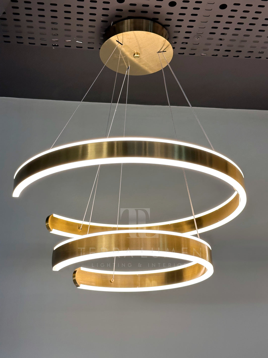 Vesta 2-Ring Hanging Light