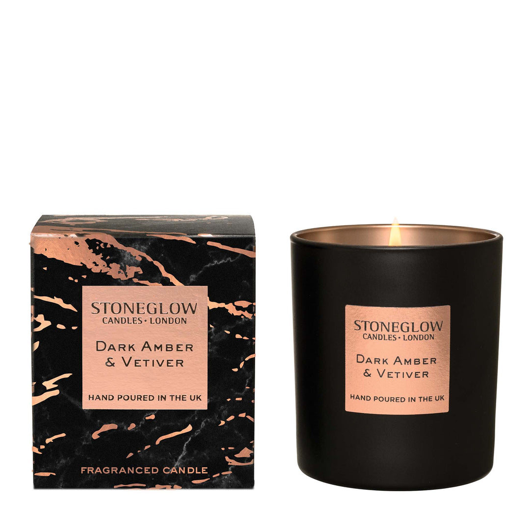 Luna - Dark Amber & Vetiver - Scented Candle - Boxed Tumbler