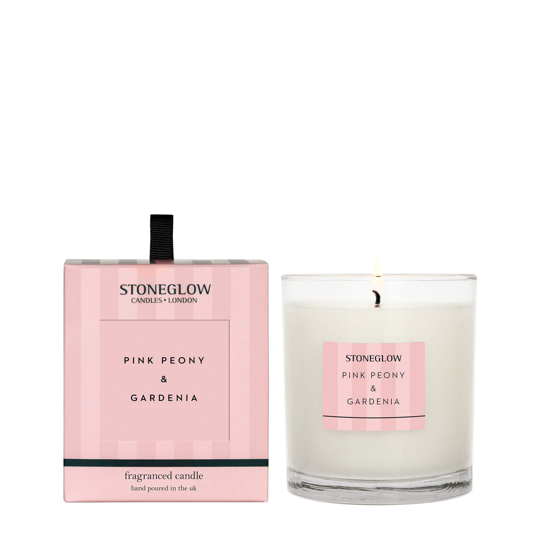 Modern Classics - Pink Peony & Gardenia - Scented Candle - Boxed Tumbler