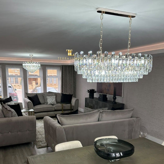 The Clarity Linear Chandelier