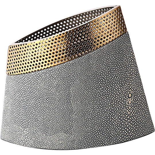 Serene Shagreen Vase