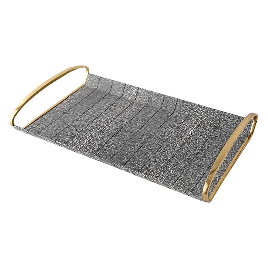 Serene Shagreen Tray