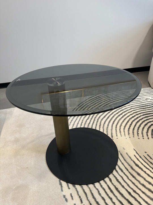 Vespera Bronze Black Coffee Table Set