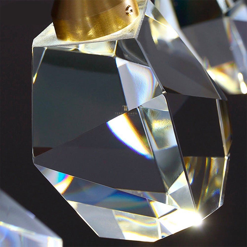 Crystallite Gold Pendant Chandelier