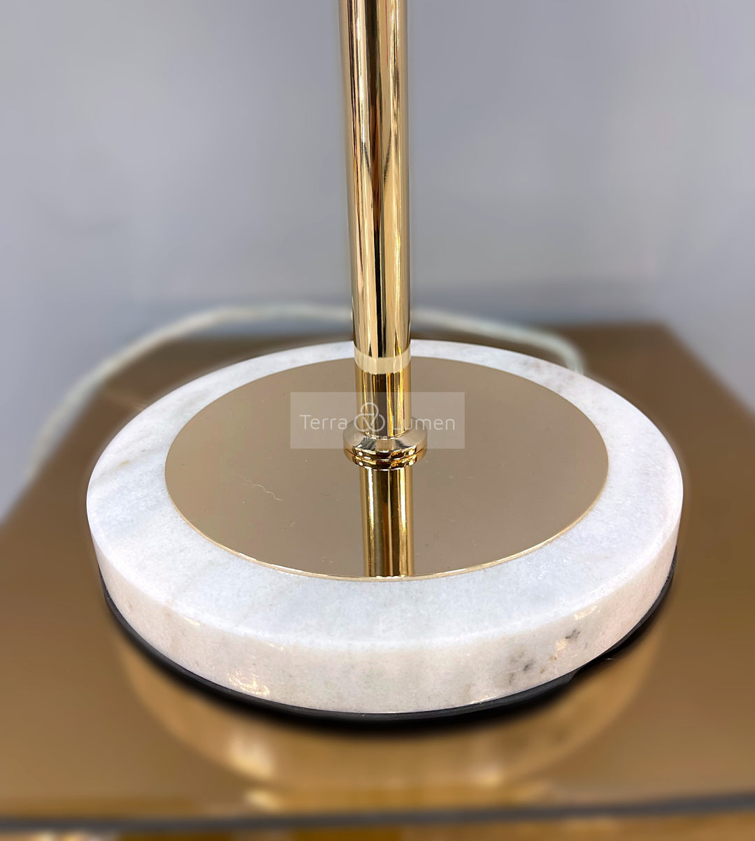 The Clarity Table Lamp (Gold)