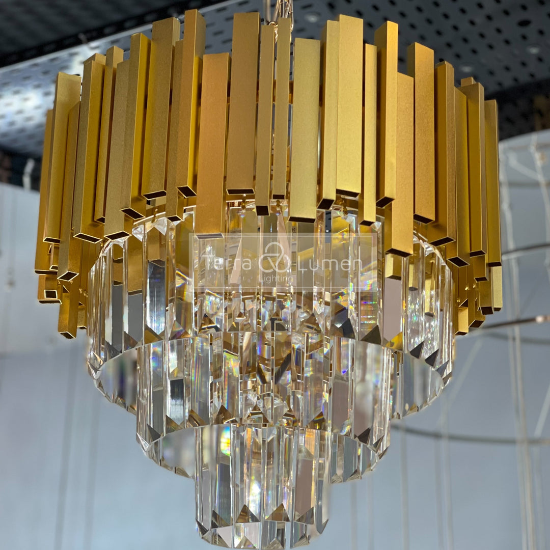 Monroe Small Round Hanging Chandelier