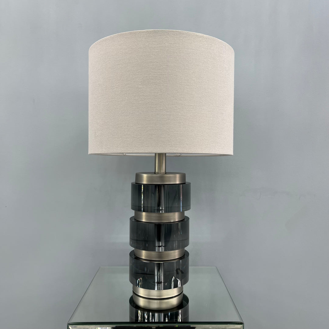 Remi Crystal table lamp with shade