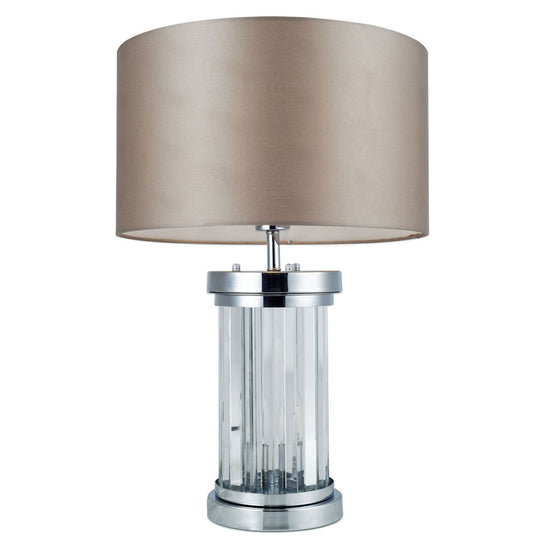 Platinum Crystal Table lamp with Shade